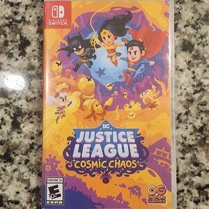 DC Justice League Cosmic Chaos for Nintendo Switch Game Case